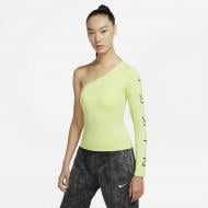 Футболка Nike W NSW GX ASYM LS TOP P&G CZ8188-736 р.XL салатовий