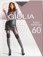 Колготки жіночі Giulia ENJOY MELANGE 60 р. 3 сіро-чорний