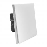 Вимикач одноклавішний HausMark INO без підсвітки білий LS-EU-White