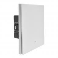 Выключатель одноклавишный HausMark INO с подсветкой белый LS-LED-EU-White