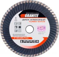 Диск алмазний відрізний GRANIT TURBO WAVE 180x3,0x22,2 9-04-180