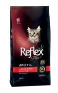 Корм для взрослых котов Reflex Plus с ягненком и рисом 15 кг Корм для взрослых котов Reflex Plus с ягненком и рисом 15 кг