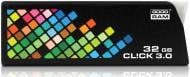 Флеш-пам'ять USB GOODRAM Click 32 ГБ USB 3.0 black (PD32GH3GRCLKR9)