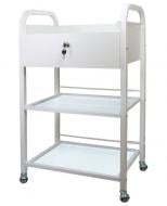 Тележка медицинская с ящиком ISMED 2G BOX 550x415x930 мм белая