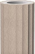 Колонна LC 104-21 Half тело с каннелюрами 225х2000x225 мм Prestige Decor