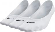 Носки Nike W NK EVRY LTWT FOOT SX4863-101 р.S белый 3 шт.