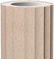 Колонна LC 105-21 тело з каннелюрами Full 305х2000x305 мм Prestige Decor Колонна LC 105-21 тело з каннелюрами Full 305х2000x305 мм Prestige Decor