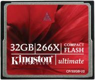 Карта памяти Kingston 266X 32GB Compact Flash (CF/32GB-U2)