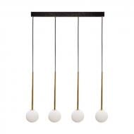 ВИТРИНА! Подвес Zuma Line ALI 5640 4x40 Вт /G9 черный/золото 5640