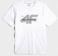Футболка 4F TSHIRT M3565 4FWAW26TTSHM3565-10S р.3XL белый Футболка 4F TSHIRT M3565 4FWAW26TTSHM3565-10S р.3XL белый