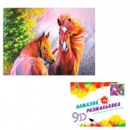 Картина по номерам 2 в 1 Алмазная мозаика + раскраска 40х50 см CY2325