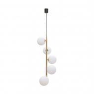 ВИТРИНА! Подвес Zuma Line ALI 5648 5x40 Вт /G9 черный/золото 5648