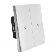 Выключатель для жалюзи одноклавишный HausMark INO без подсветки белый WS-BS-EU-White