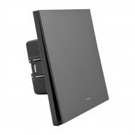 Выключатель одноклавишный HausMark INO с подсветкой серый LS-LED-EU-Gray Выключатель одноклавишный HausMark INO с подсветкой серый LS-LED-EU-Gray