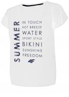 Футболка 4F H4L19-TSD014-10S р.XL білий Футболка 4F H4L19-TSD014-10S р.XL білий