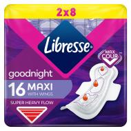 Прокладки гігієнічні Libresse Maxi Goodnight 16 шт.