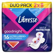 Прокладки гигиенические Libresse Ultra Goodnight Large 16 шт.