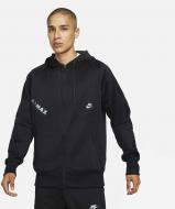 Худи Nike M NSW AIR MAX PK FZ HOODIE DJ5067-010 р. XL черный