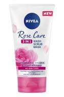 Гель Nivea скраб и маска Rose Care 3в1 150 мл