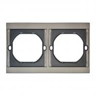 Рамка двухместная HausMark INO горизонтальная серый AC-2M-EU-Gray