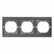Рамка трехместная HausMark INO горизонтальная серый AC-3M-EU-Gray