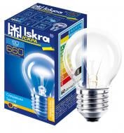 Лампа накаливания Іскра PS45 60 Вт E27 230 В (Iskra Б 230-60-TS-PS45 Е27*100)