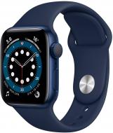 Смарт-часы Apple Watch Series 6 GPS 40mm blue Aluminium Case with Deep Navy Sport Band(MG143UL/A) Смарт-часы Apple Watch Series 6 GPS 40mm blue Aluminium Case with Deep Navy Sport Band(MG143UL/A)