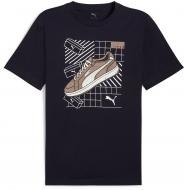 Футболка Puma GRAPHICS Sneaker Tee 68483016 р.XL черный