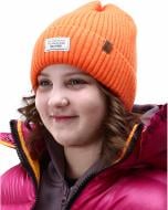 Шапка HW вязаная унисекс р.54-56 оранжевый