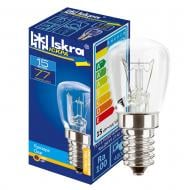 Лампа розжарювання Iskra S25 15 Вт E14 230 В прозора (Iskra РП 230-15-Т S25 Е14 100°)