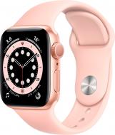 Смарт-часы Apple Watch Series 6 GPS 44mm gold Aluminium Case with Pink Sand Sport Band(M00E3UL/A) Смарт-часы Apple Watch Series 6 GPS 44mm gold Aluminium Case with Pink Sand Sport Band(M00E3UL/A)