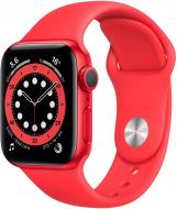 Смарт-часы Apple Watch Series 6 GPS 44mm (PRODUCT) red Aluminium Case with Red Sport Band(M00M3UL/A) Смарт-часы Apple Watch Series 6 GPS 44mm (PRODUCT) red Aluminium Case with Red Sport Band(M00M3UL/A)