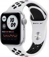 Смарт-часы Apple Watch Nike Series 6 GPS 40 мм silver Aluminum Case with Pure Platinum/Black Nike Sport Band(M00T3UL/A) Смарт-часы Apple Watch Nike Series 6 GPS 40 мм silver Aluminum Case with Pure Platinum/Black Nike Sport Band(M00T3UL/A)