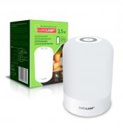 ВИТРИНА! Ночник Eurolamp аккумуляторный 2800-6500K Type-C+Battery 1200mAh белый NL-2.5W