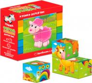 Кубики Vladi Toys Ферма ZB1001-01