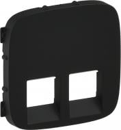 Накладка на механизм розетки Legrand Allure RJ11+RJ45 антрацит 755428