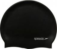 Шапочка для плавания Speedo Plain Flat Silicone Cap 8-709910001 one size черный