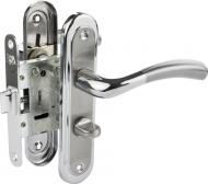 Замок врезной с ручками WC RDA Siena 47 мм никель/хром