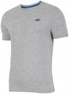 Футболка 4F H4L19-TSM002-27M S світло-сірий