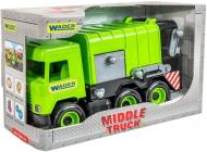 Машинка Wader зеленый мусоровоз «Middle truck» 39484