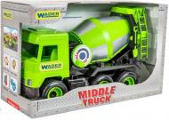 Машинка Wader бетономешалка зеленый «Middle truck» 39485