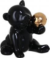 Статуетка Inari Bear 14х11,5х16 см чорний