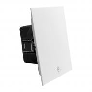 Выключатель проходной одноклавишный HausMark INO без подсветки белый WS-GP-White