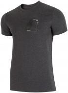 Футболка 4F H4L19-TSM003-23M р.2XL темно-сірий