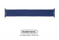 Ремешок Armorstandart Braided Solo Loop для Apple Watch 38/40/41mm Atlantic Blue Size 2 (120 mm) (ARM58066) atlantic blue (ARM58066)