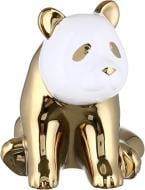 Статуетка Inari Panda 18х17,5х15 см білий із золотим