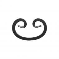 Завиток кованый Артдеко 10.200 125х80х12 мм невальцованный