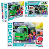 Игрушка-конструктор Shantou Kids hits IBLOCK JUNIOR Грузовик для сбора мусора 226 дет. KH17/005/2