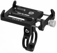 Тримач для телефона 3,5-6,2" AL з обертовим кріпленням на кермо GUB PLUS 8 чорний (HFS-010)