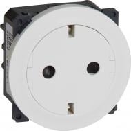 Механізм розетки із заземленням Legrand Celiane зі шторками білий 67166